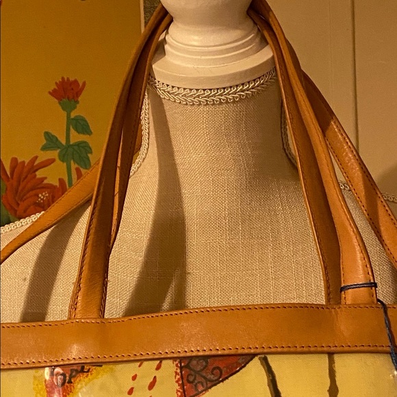 Silver Blue Clear Plastic Tote W/Fabric Insert NWT - Picture 5 of 16